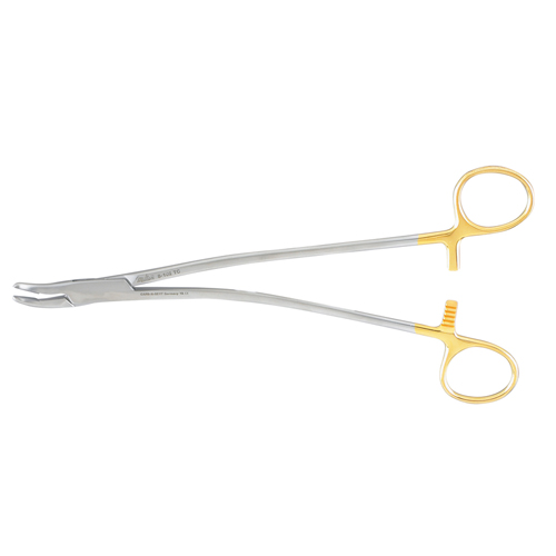 8-102TC STRATTE Needle Holder 9&quot;(22.9cm), serrated jaws 2600 teeth p. sq. inch
