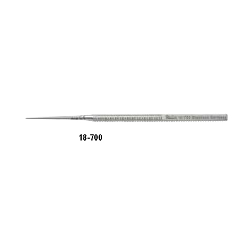 18-700 RUEDEMANN Infant Lacrimal Dilator 3&quot;(7.6cm), very delicate, 0.5mm dia. at tip