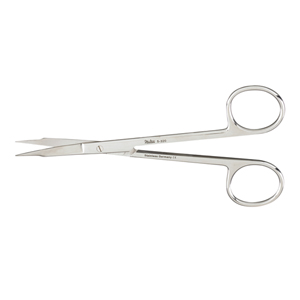 5-320 GOLDMAN-FOX Wound Debridement SCS 5&quot;(12.7cm), cvd fine tips with one serrated blade