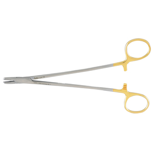 8-81TC NEW ORLEANS Needle Holder 7&quot;(17.8cm), serrated jaws 2600 teeth p. sq. inch