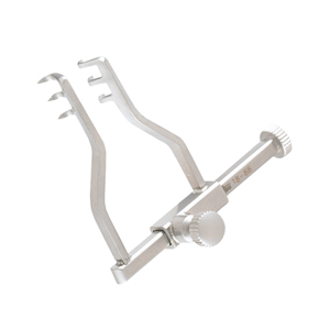 18-88 GOLDSTEIN Retractor 1-1/8&quot;(2.8cm), 3x3 pointed prongs 5mm deep, non-magnetic
