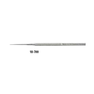 18-700 RUEDEMANN Infant Lacrimal Dilator 3&quot;(7.6cm), very delicate, 0.5mm dia. at tip