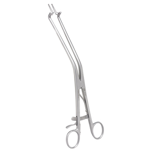 30-1351 MILTEX-KOGAN Endocervical Speculum 11&quot;(27.9cm), improved pattern with ratchet and gauge. Extra delicate fenestrated jaws 3mm wide at tipx25mm long