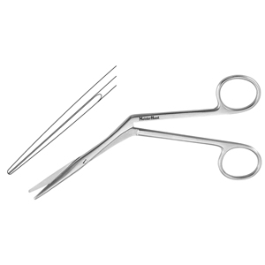 MH20-160 KNIGHT Nasal SCS, 6-3/4&quot;(17.1cm), angled on side, standard pattern