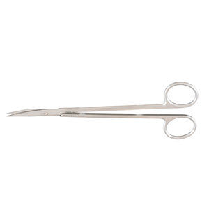 5-178 REYNOLDS Dissecting SCS 7&quot;(17.8cm), cvd, tenotomy type dissecting tips, one serrated blade [레이놀즈 드레싱시져 곡]