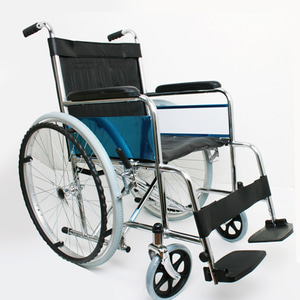 탄탄 접이식 스틸 수동 휠체어 ky874-41 (20kg)