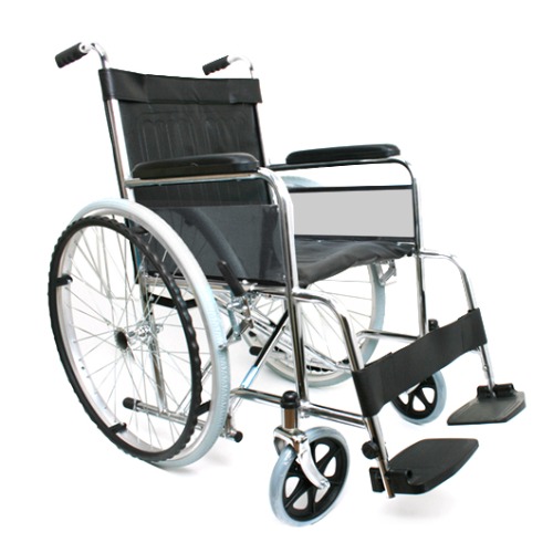 탄탄 접이식 스틸 수동 휠체어WYK874-41 (20kg)