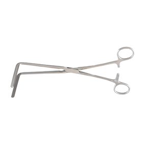 16-174 FEHLAND Intestinal Clamp 9-3/4&quot;(24.8cm), right angle with 3-1/4&quot;(8.3cm) long jaws