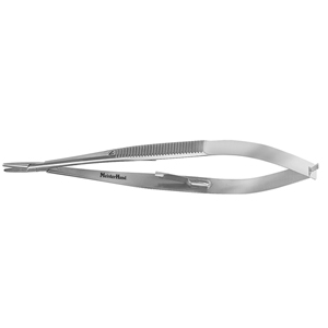 MH18-1828TC CASTROVIEJO Needle Holder, 5-1/2&quot;(14cm), smooth jaws, str, with lock, Tungsten Carbide jaws [카스트로비에죠 니들홀더]