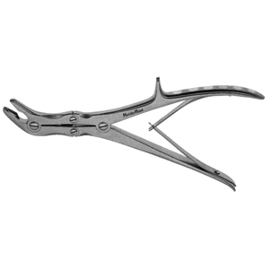MH25-458 STILLE-LUER Duckbill Rongeur, 9&quot;(22.9cm), angled on side, jaws 6x12mm